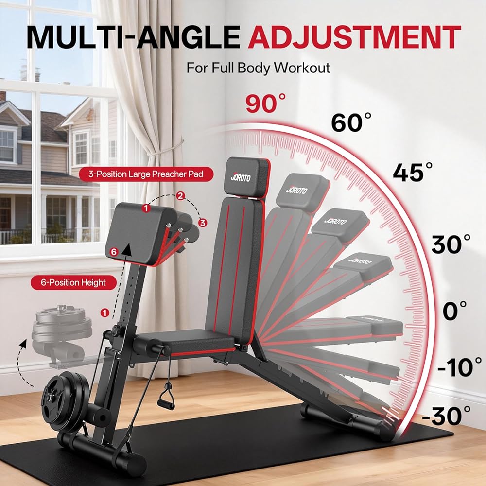 JOROTO MD55 in Flat Bench Position