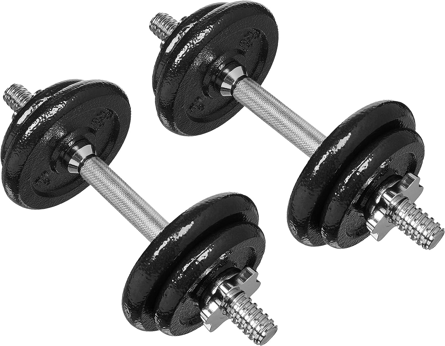 Amazon Basics Adjustable Dumbbell 38 lb Set