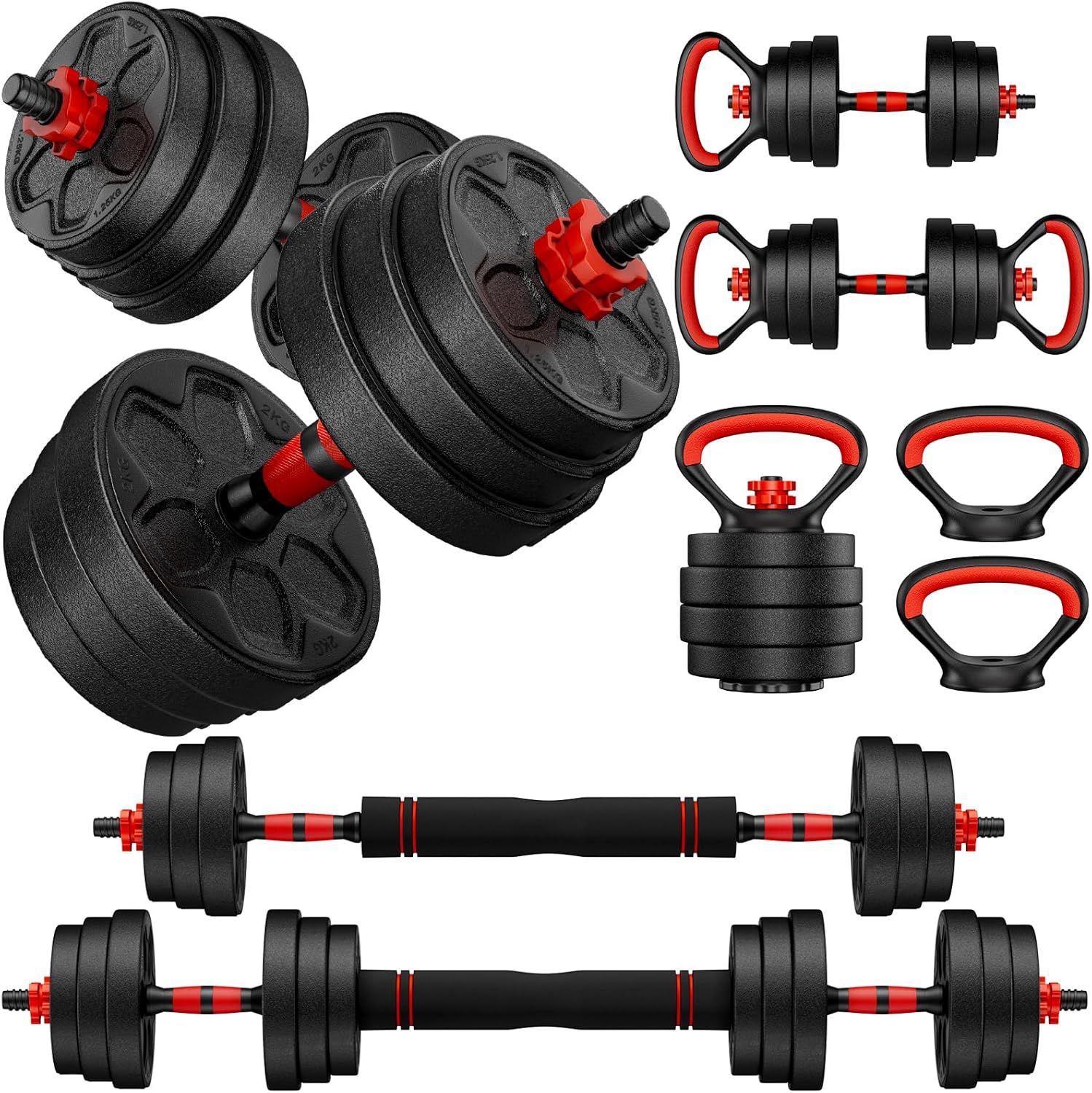 BDSHE Quick-Change Adjustable Dumbbell 70 lb