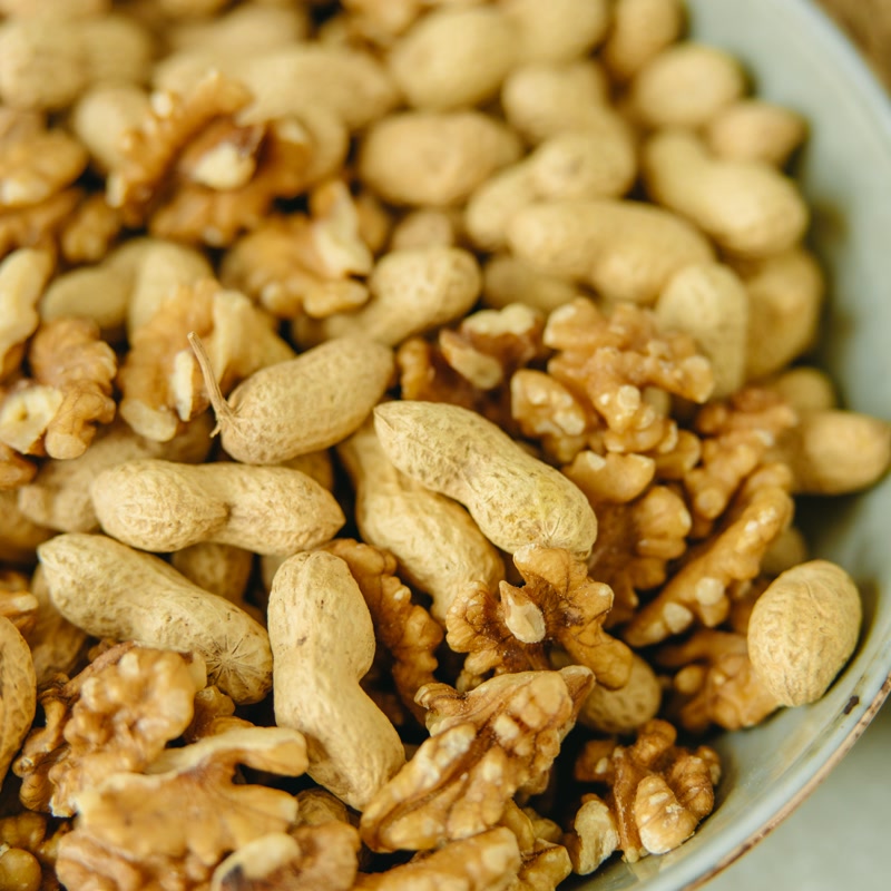 Healthy snack ingredients preparation