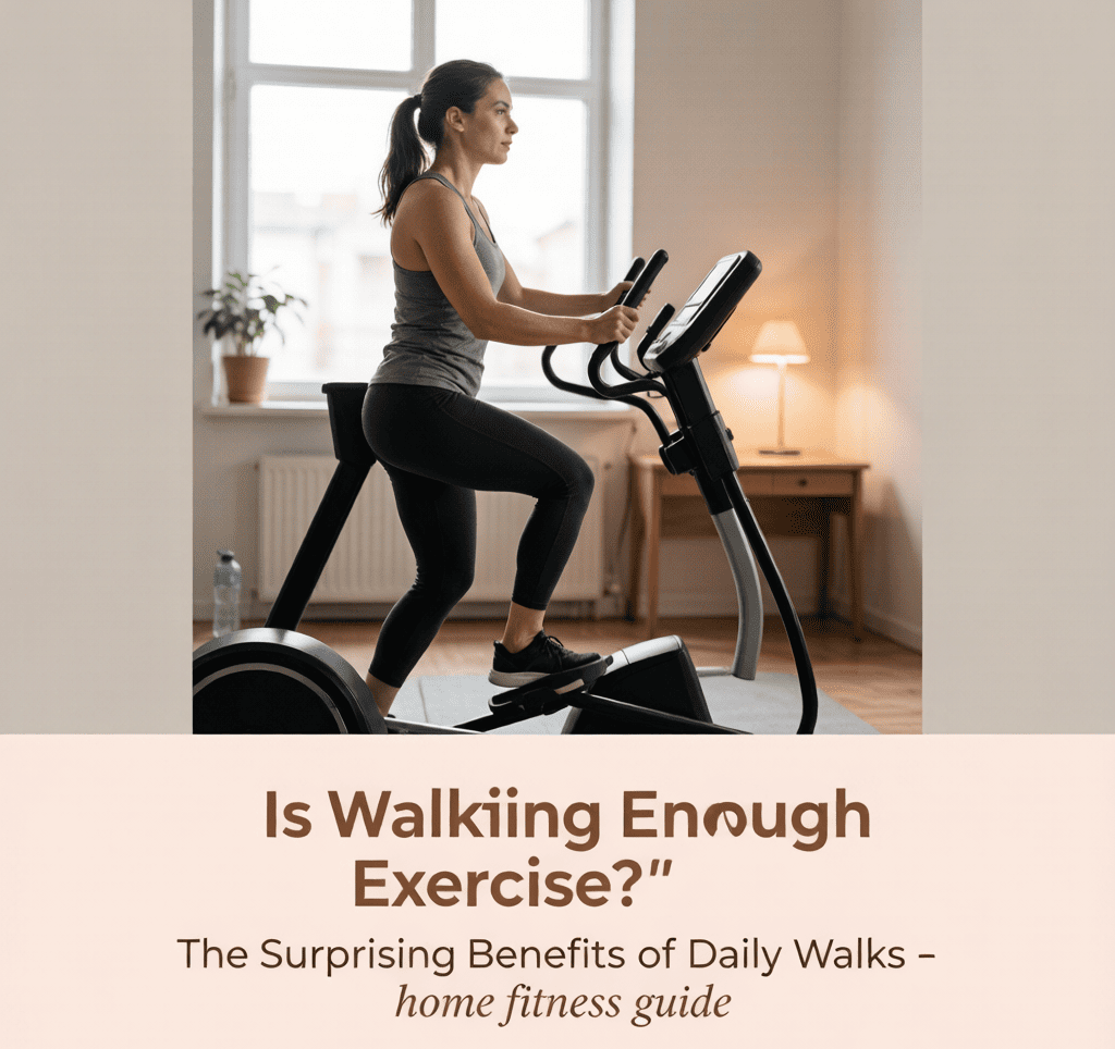 Is Walking Enough Exercise? The Surprising Benefits of Daily Walks - home fitness guide illustration