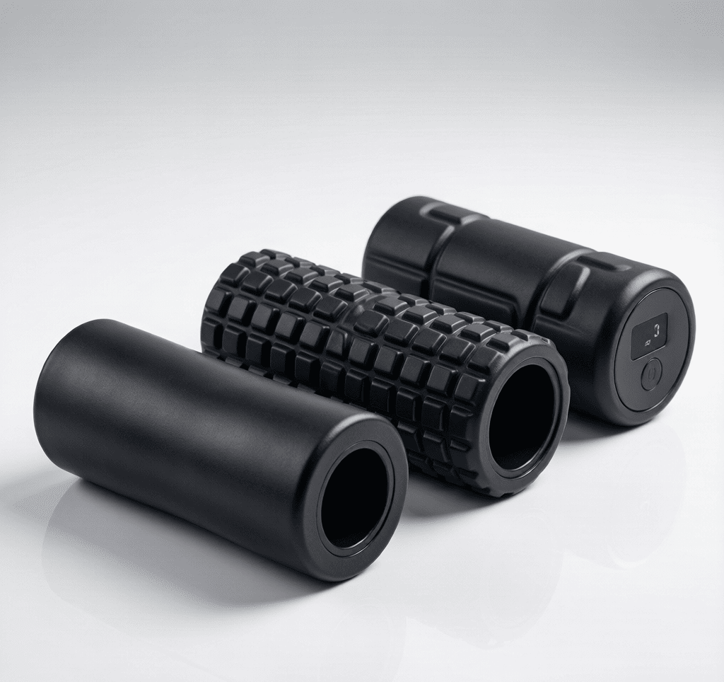 The Three Main Foam Roller Types: Smooth, Grid, and Vibrating