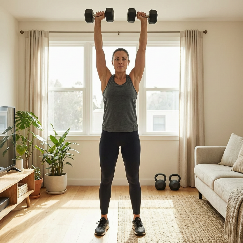 The Complete Dumbbell Upper Body Workout You Can Do at Home