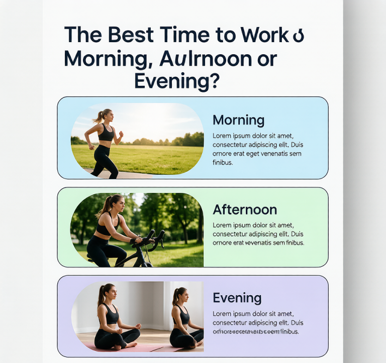 The Best Time to Work Out: Morning, Afternoon, or Evening? - fitness guide