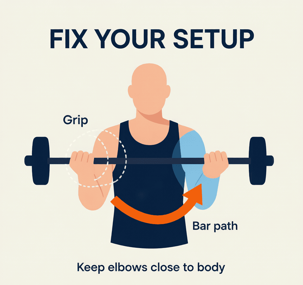 Fix Your Setup: Grip, Elbow Position, and Bar Path