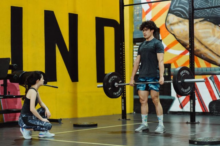 deadlift barbell gym