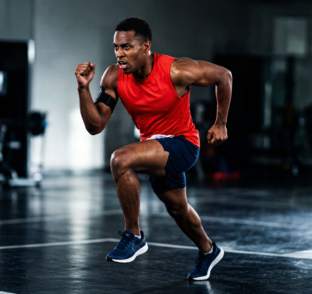 HIIT sprinting intense interval training