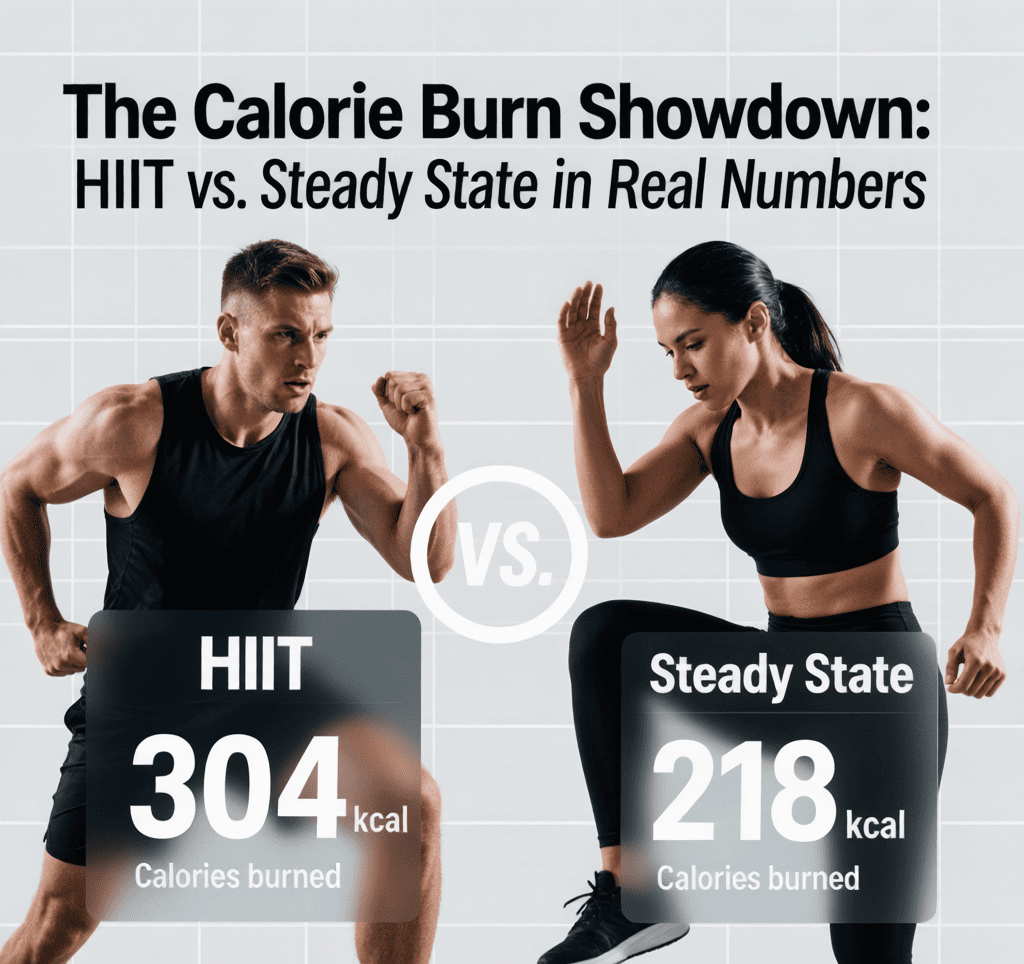 The Calorie Burn Showdown: HIIT vs. Steady State in Real Numbers