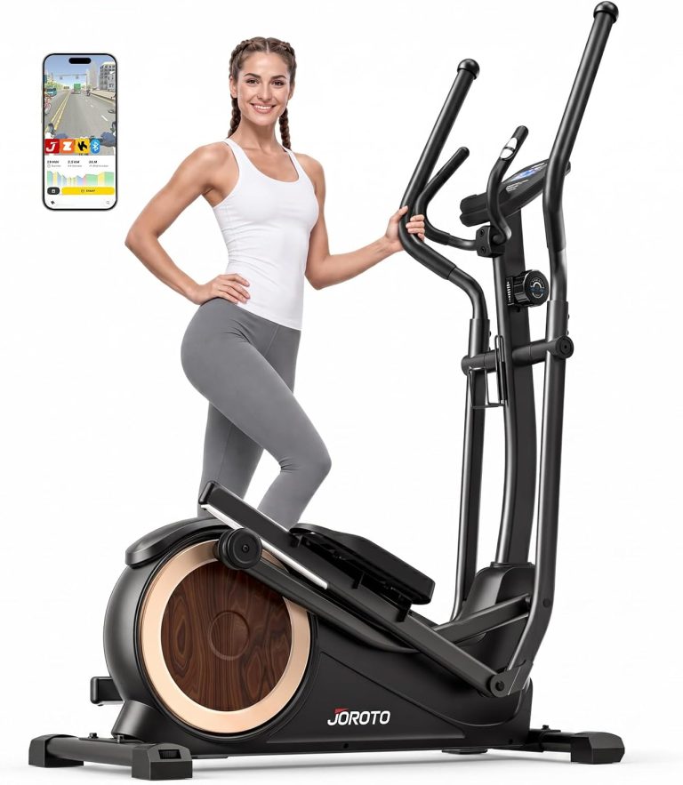 JOROTO JE50 Elliptical Review: 18-Inch Stride, 400 lb Capacity, and a 5-Year Warranty