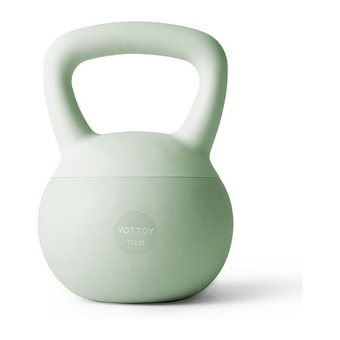 YOTTOY Soft Kettlebell,Kettlebell Anti-Slip Grip Weight for Home Workouts, Kettl
