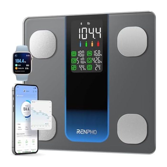 RENPHO Smart Scale for Body Weight, Body Fat, BMI, 7-in-1 Display, 500Ibs | Weig