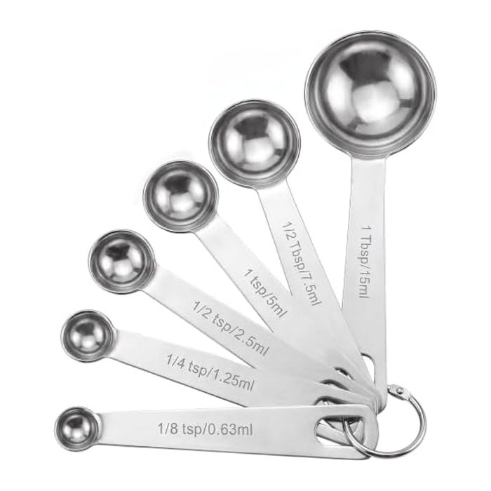 Measuring Spoons, Premium Heavy Duty Stainless Steel Measuring Spoons Cups Set,