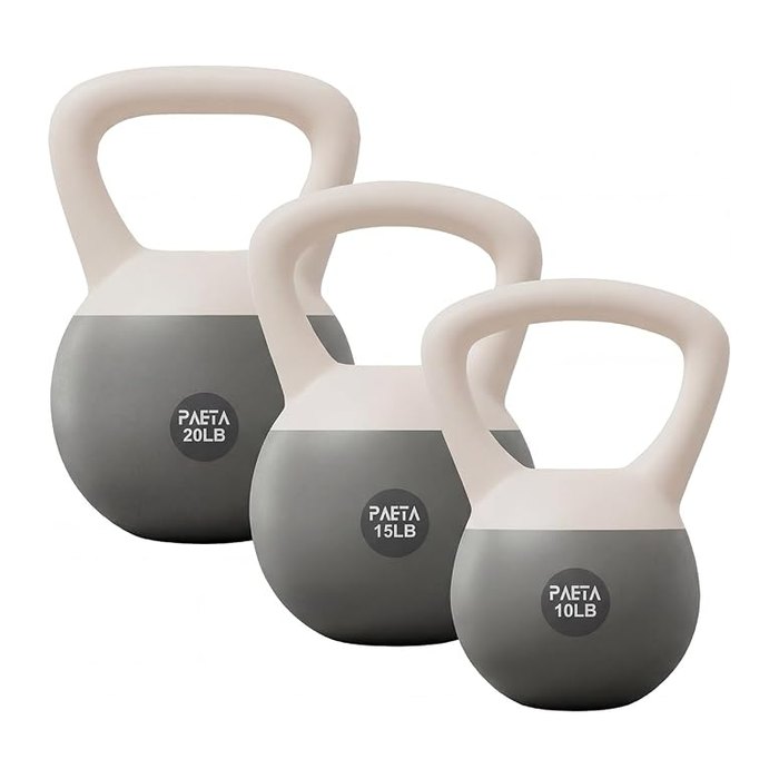 PAETA Soft Kettlebell for Home Fitness – Anti-Slip Grip Wide Handle Design,Soft