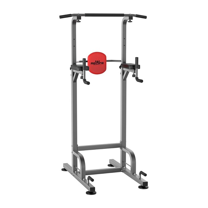 RELIFE REBUILD YOUR LIFE Pull Up Bar Free Standing Power Tower for Home Gym | Di