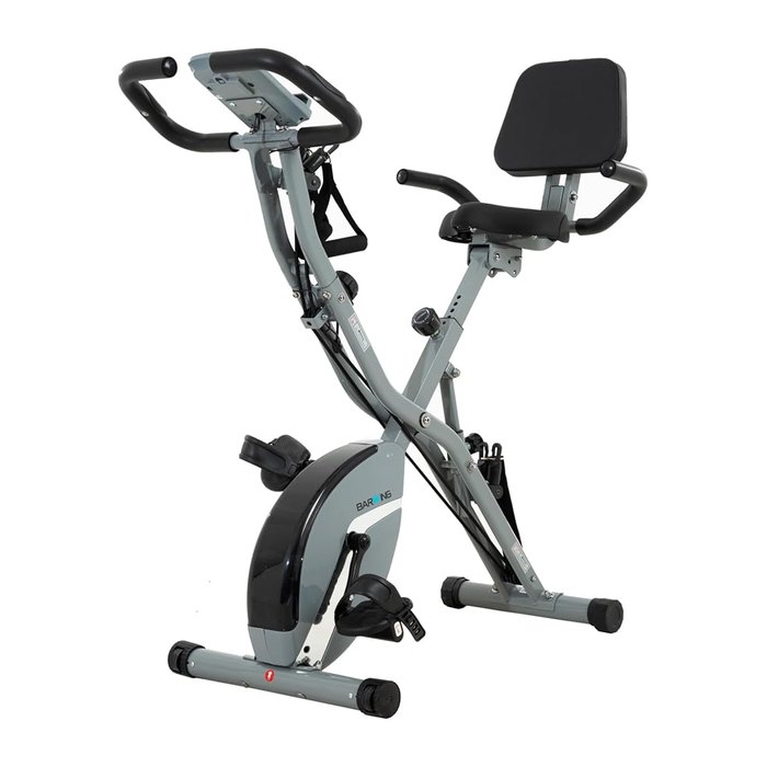 BARWING Stationary Exercise Bike for Home Workout, 5 IN 1 Foldable Indoor Cyclin