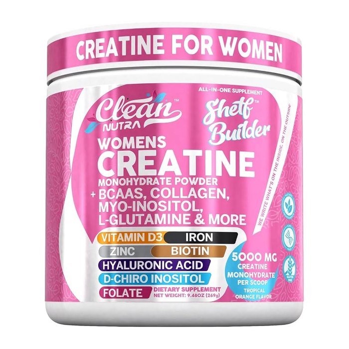 Creatine for Women | Creatine Monohydrate + BCAA Powder Myo-Inositol Collagen Bi