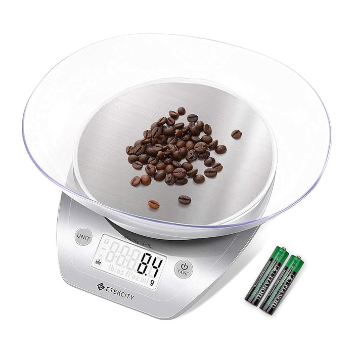 Etekcity 0.1g Food Kitchen Scale, Bowl, Digital Grams and Ounces for Weight Loss