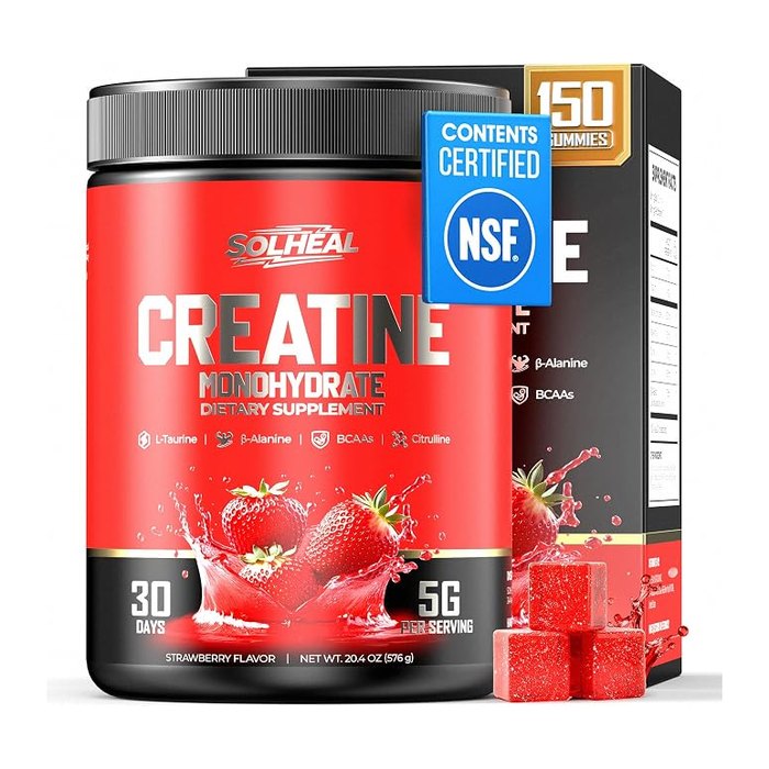 NSF 5g Real Creatine Monohydrate Gummies Redefine Strength Gains, 4-in-1 Advance